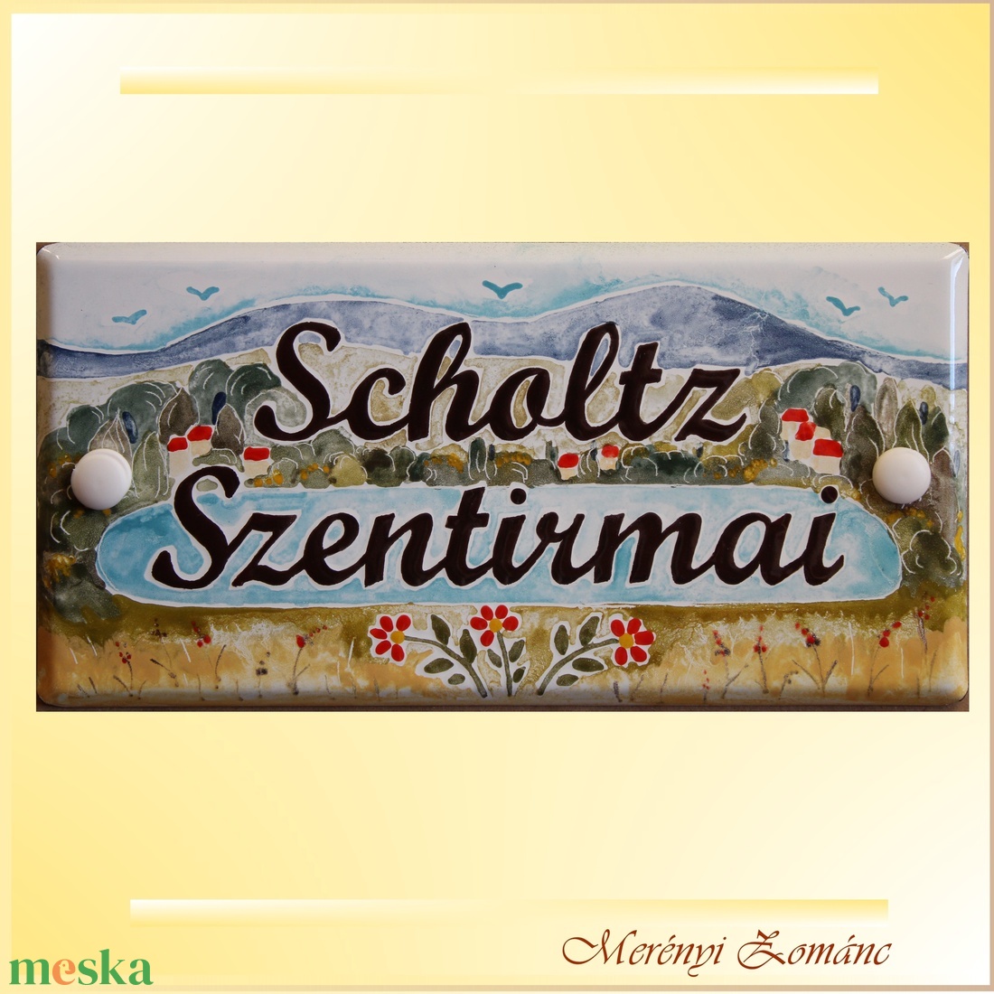 Névtábla. - otthon & életmód - ház & kert - névtábla - Meska.hu Névtábla. - otthon & életmód - ház & kert - névtábla - Meska.hu