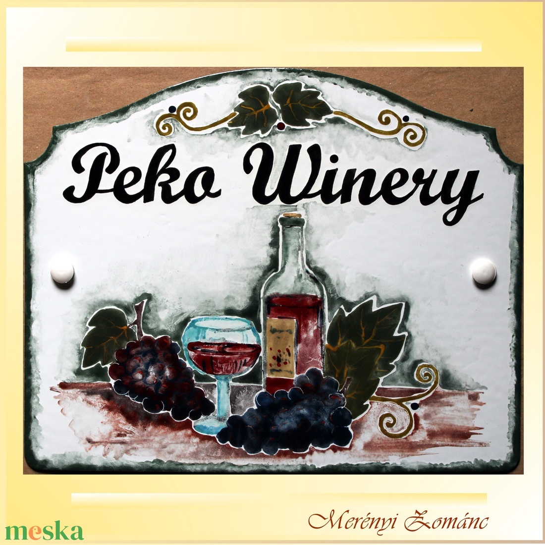 Tűzzománc házszám táblák. - otthon & életmód - ház & kert - házszám - Meska.hu Tűzzománc házszám táblák. - otthon & életmód - ház & kert - házszám - Meska.hu