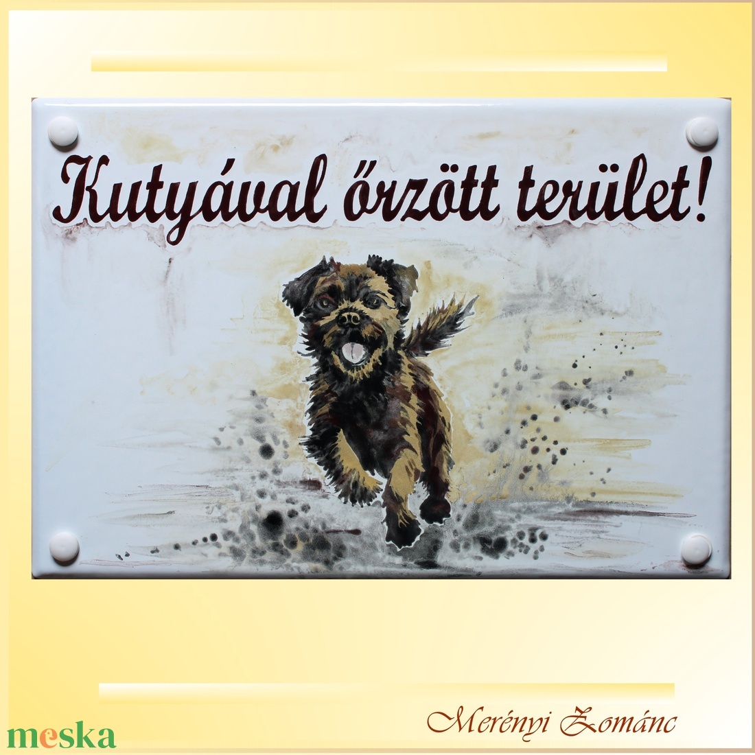 Tűzzománc házszám táblák. - otthon & életmód - ház & kert - házszám - Meska.hu