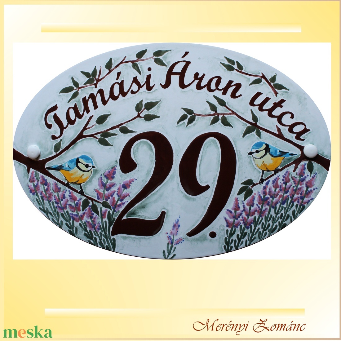 Tűzzománc házszám táblák. - otthon & életmód - ház & kert - házszám - Meska.hu Tűzzománc házszám táblák. - otthon & életmód - ház & kert - házszám - Meska.hu