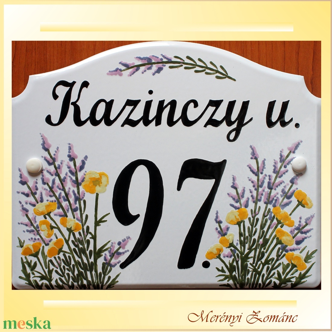 Házszámtábla, utcanévtábla, tűzzománc. - otthon & életmód - ház & kert - házszám - Meska.hu Házszámtábla, utcanévtábla, tűzzománc. - otthon & életmód - ház & kert - házszám - Meska.hu