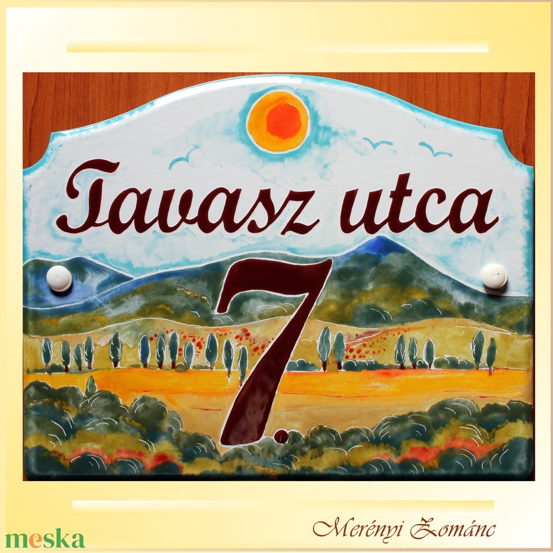 Házszámtábla, utcanévtábla, tűzzománc. - otthon & életmód - ház & kert - házszám - Meska.hu Házszámtábla, utcanévtábla, tűzzománc. - otthon & életmód - ház & kert - házszám - Meska.hu