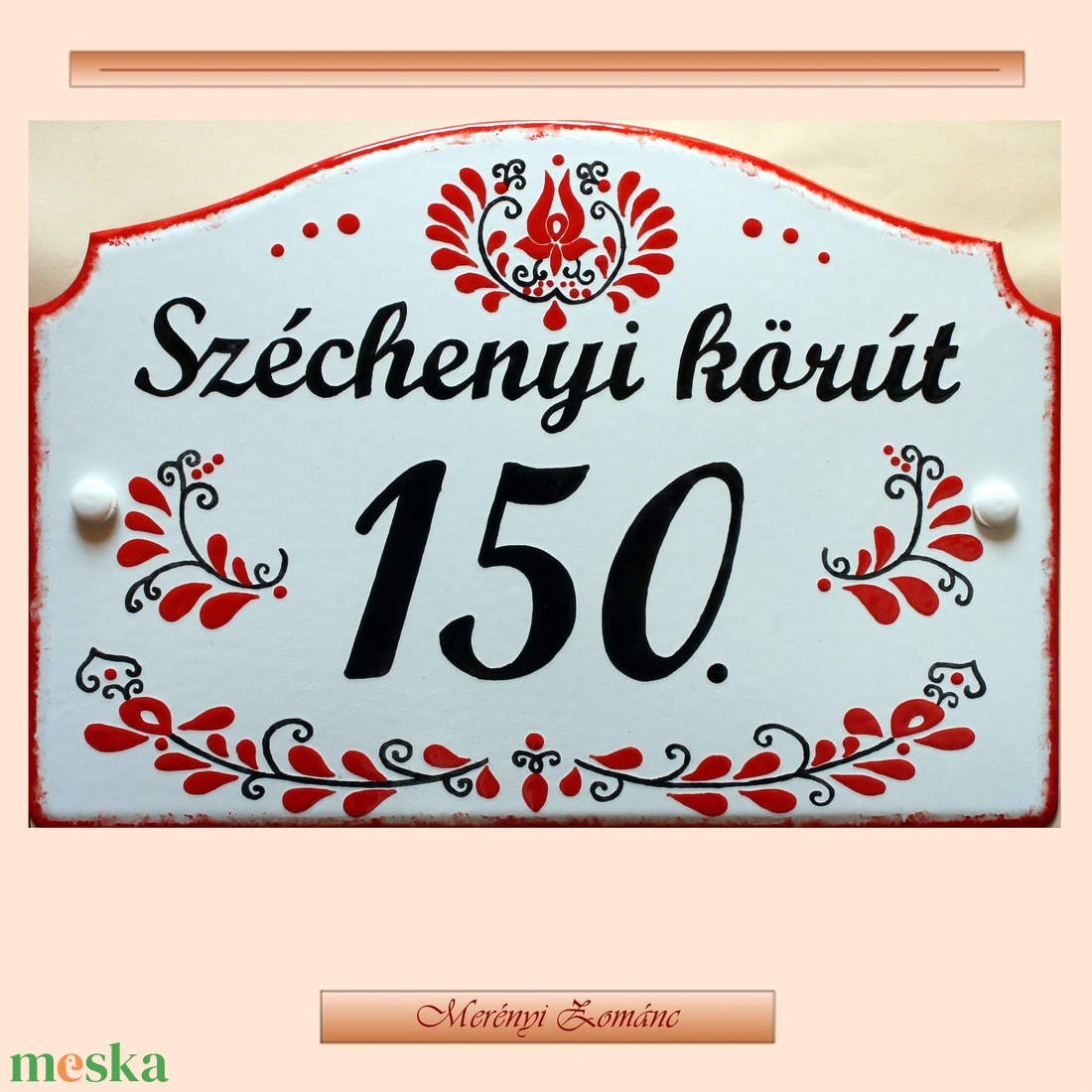 Tűzzománc házszám táblák. - otthon & életmód - ház & kert - házszám - Meska.hu Tűzzománc házszám táblák. - otthon & életmód - ház & kert - házszám - Meska.hu