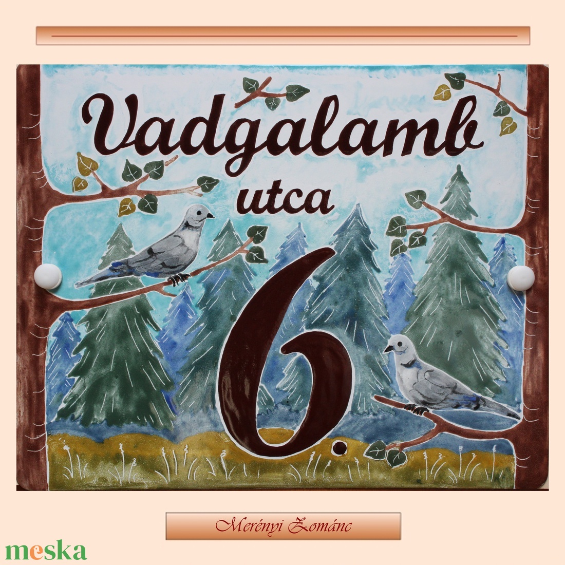 Tűzzománc házszám táblák. - otthon & életmód - ház & kert - házszám - Meska.hu Tűzzománc házszám táblák. - otthon & életmód - ház & kert - házszám - Meska.hu
