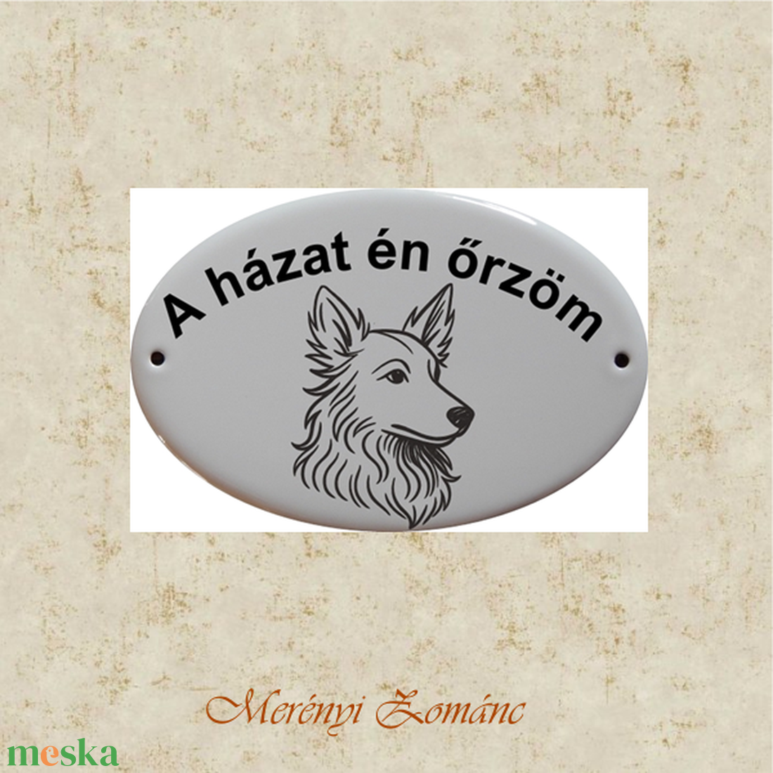  Kutya tábla. Mudi - otthon & életmód - ház & kert - névtábla - Meska.hu