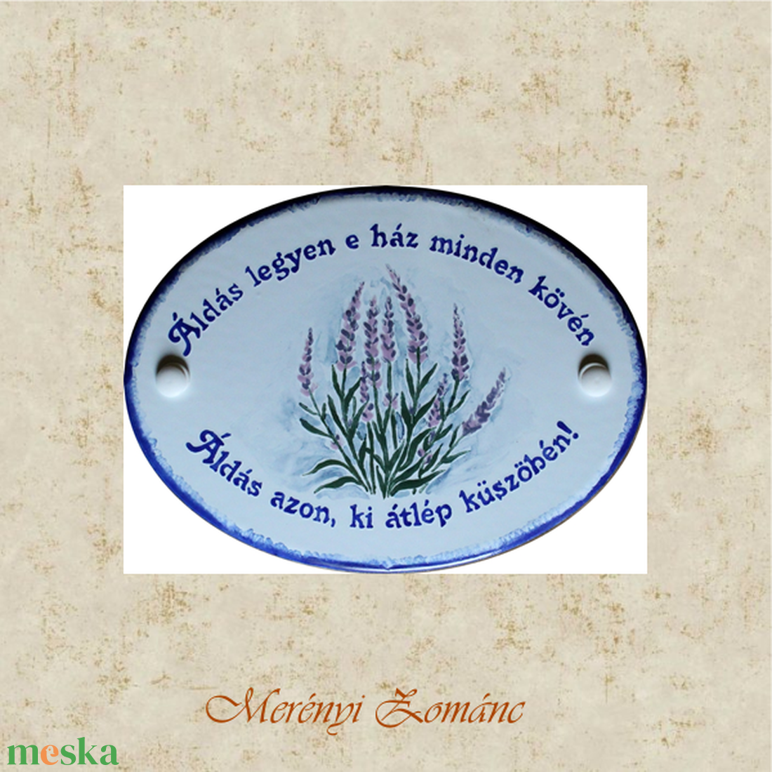 Tűzzománc házszám táblák. - otthon & életmód - ház & kert - kutyatábla - Meska.hu