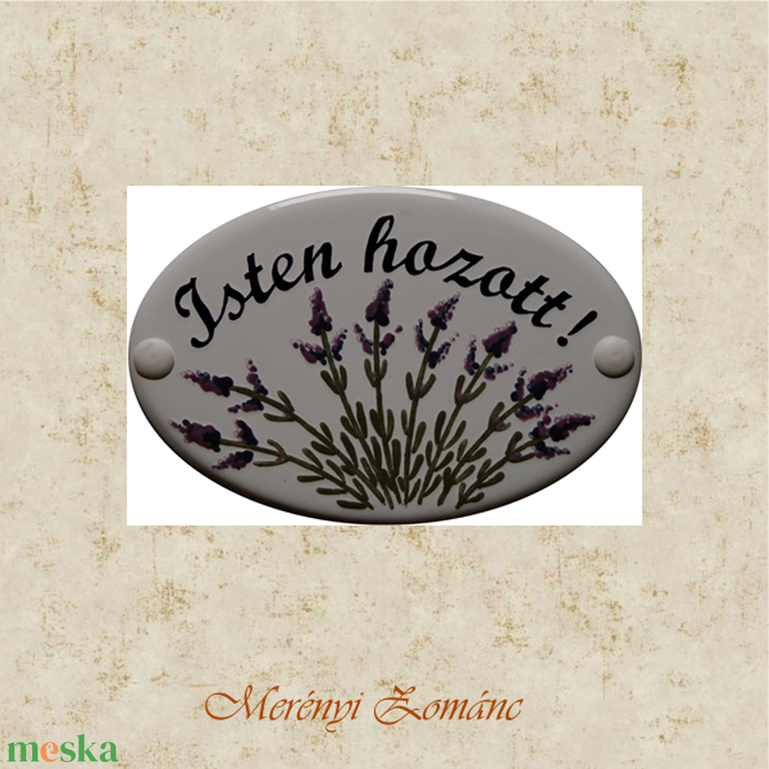 Tűzzománc névtábla. - otthon & életmód - ház & kert - névtábla - Meska.hu