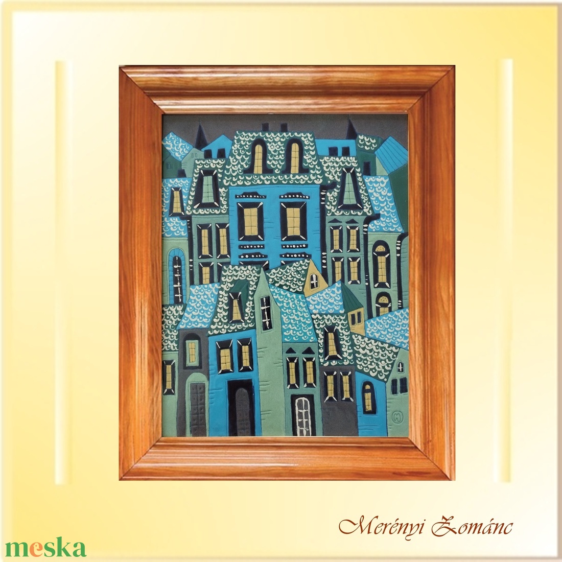 Tűzzománc kép  - művészet - festmény - tűzzománc - Meska.hu