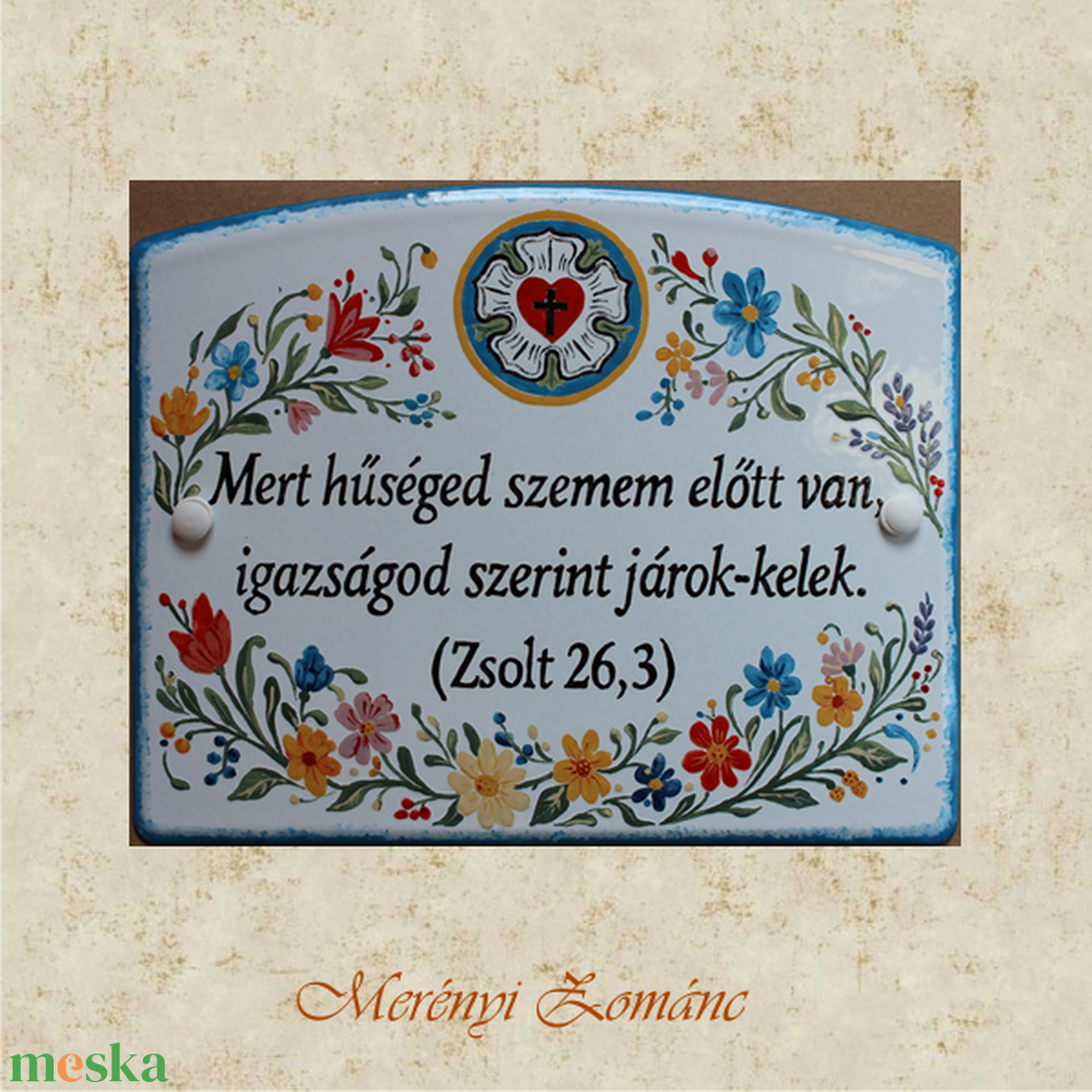 Zománc tábla. - otthon & életmód - ház & kert - házszám - Meska.hu