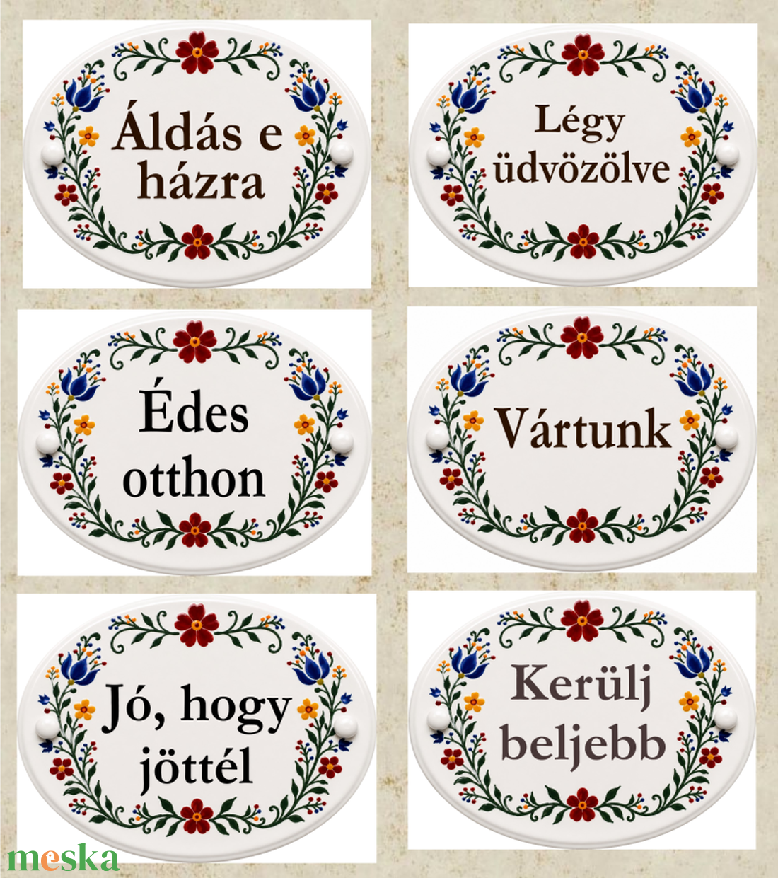 Üdvözlő tábla. - otthon & életmód - ház & kert - házszám - Meska.hu