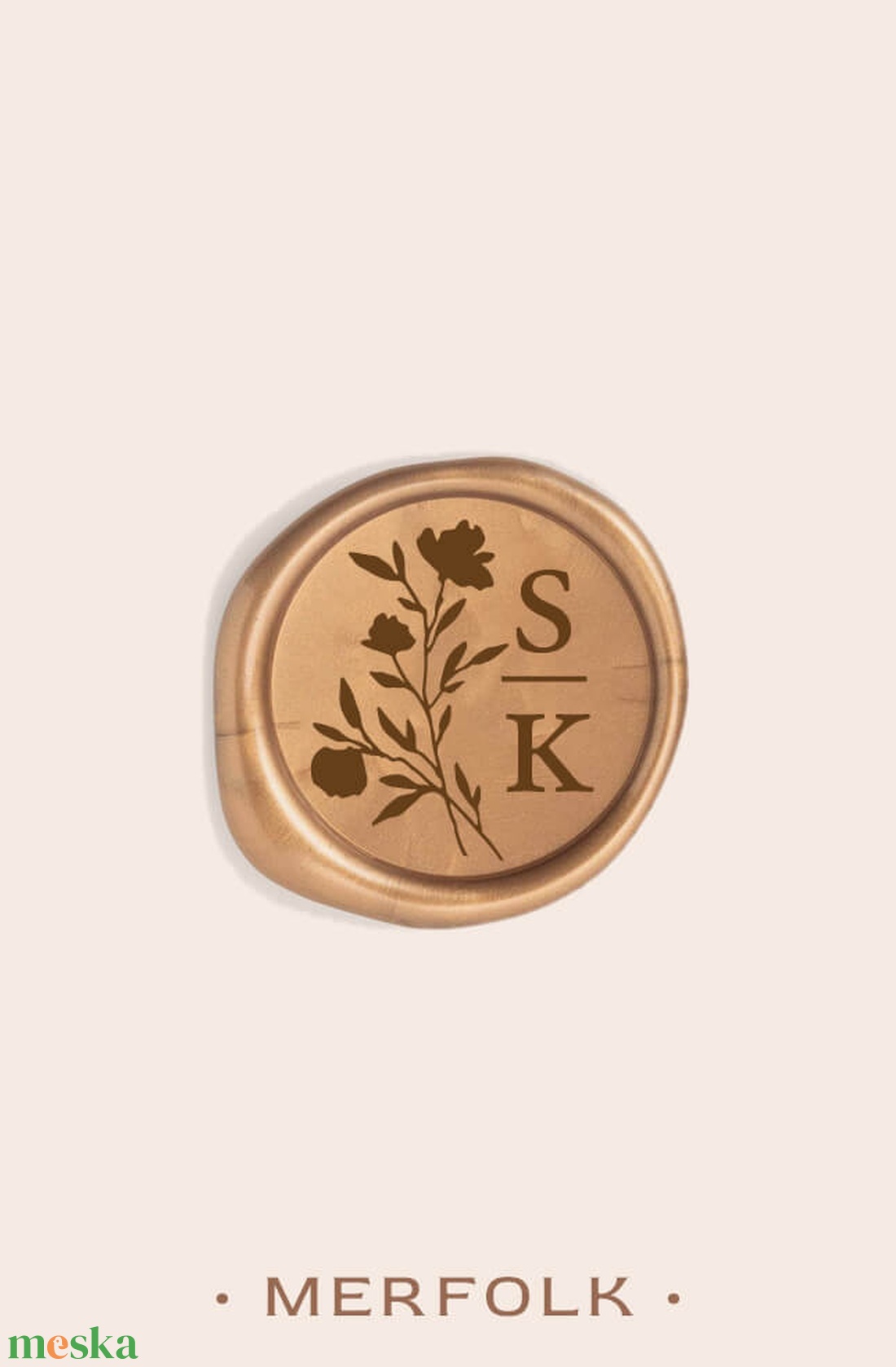 Saját monogramos viaszpecsétnyomó - Vadvirágos - esküvő - meghívó & kártya - esküvői pecsét, bélyegző - esküvői viasz pecsét - Meska.hu Saját monogramos viaszpecsétnyomó - Vadvirágos - esküvő - meghívó & kártya - esküvői pecsét, bélyegző - esküvői viasz pecsét - Meska.hu