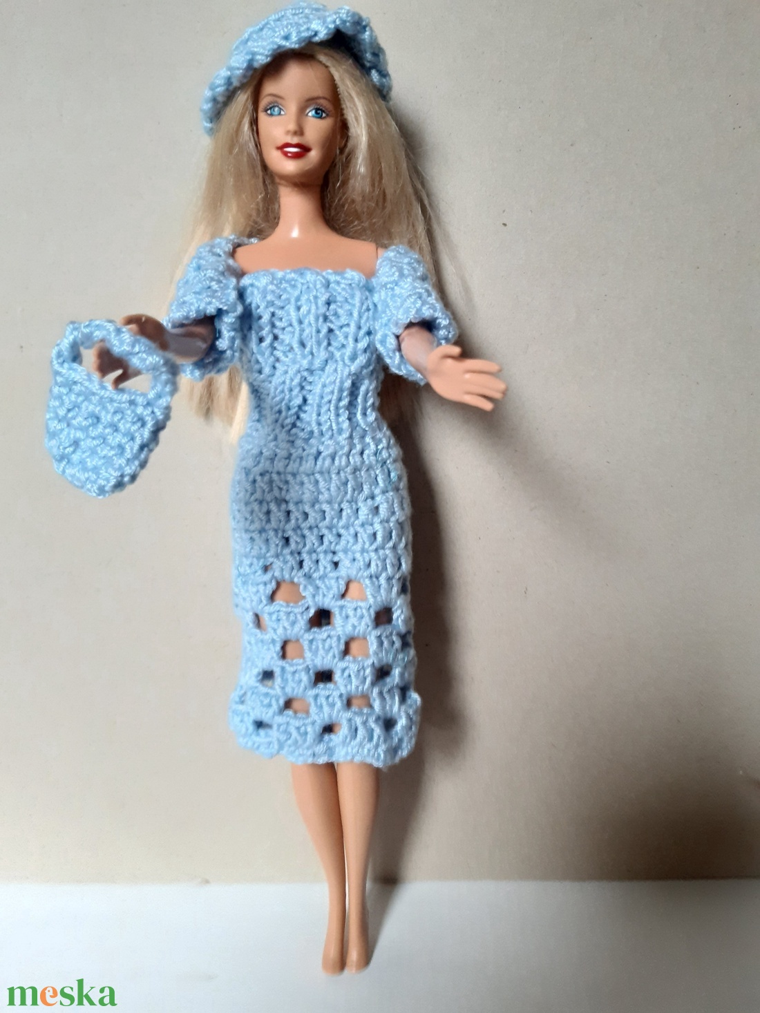 Kézzel kötött világoskék Barbie ruha - játék & sport - baba & babaház - barbie ruhák - Meska.hu Kézzel kötött világoskék Barbie ruha - játék & sport - baba & babaház - barbie ruhák - Meska.hu