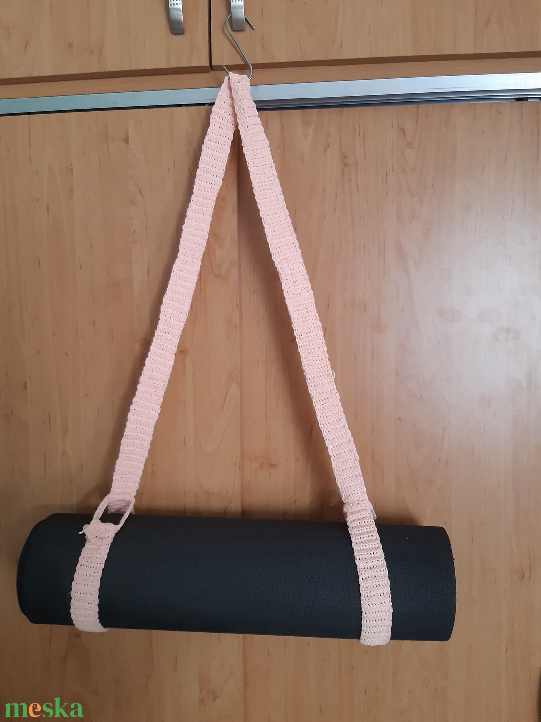 kézzel horgolt jógatartó heveder - játék & sport - sport és kikapcsolódás - jóga, pilates, torna - jógatáska - Meska.hu