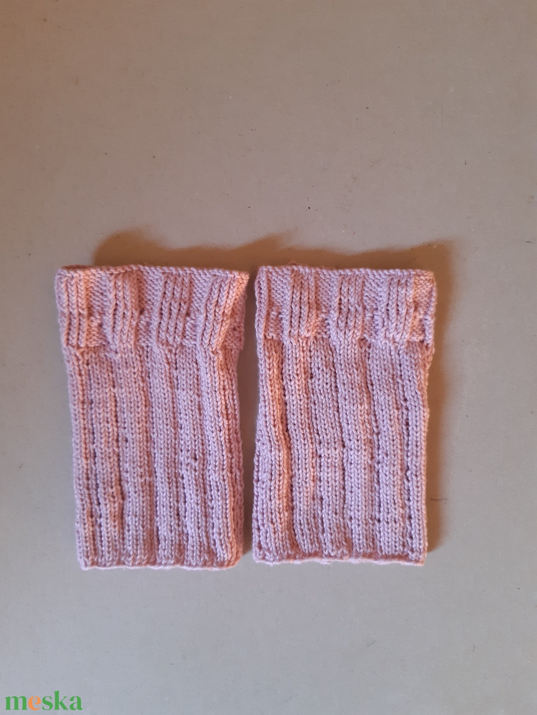 Kézzel kötött bokamelegítő - ruha & divat - cipő & papucs - lábszármelegítő - Meska.hu