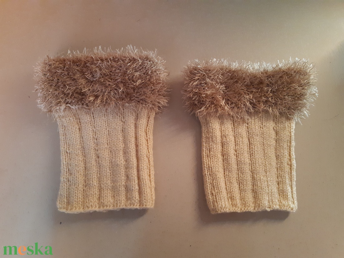 Kötött bokamelegítő, lábszármelegítő - ruha & divat - cipő & papucs - lábszármelegítő - Meska.hu