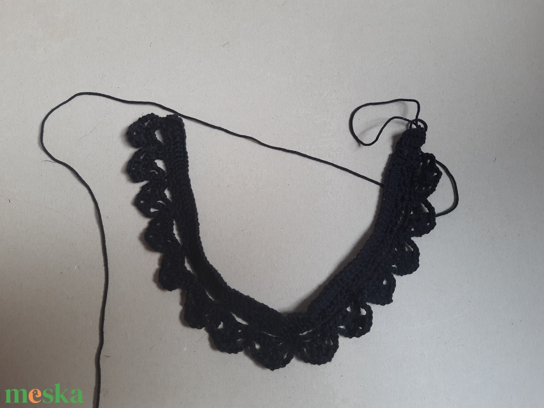 Choker, horgolt nyakpánt - ékszer - nyaklánc - nyakpánt, gallér - Meska.hu