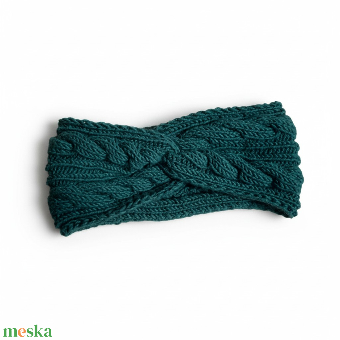kötött fejpánt, fülvédő - ruha & divat - sál, sapka, kendő - fejpánt - Meska.hu