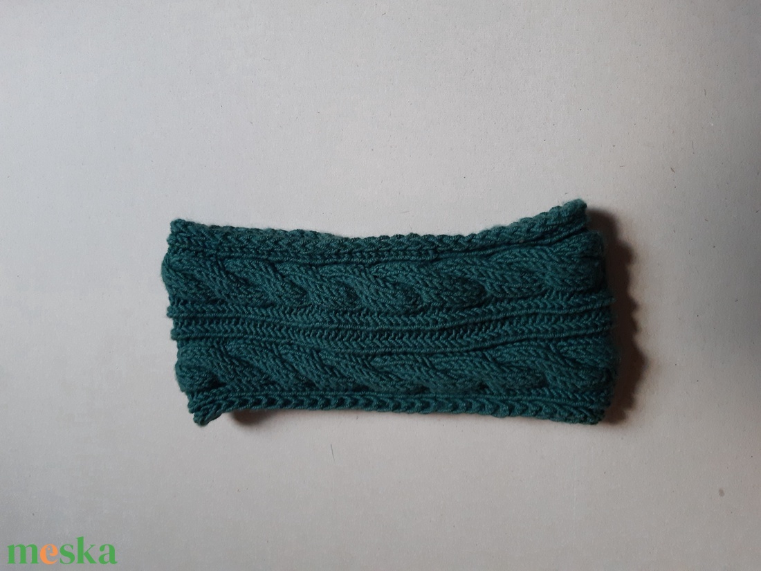 kötött fejpánt, fülvédő - ruha & divat - sál, sapka, kendő - fejpánt - Meska.hu