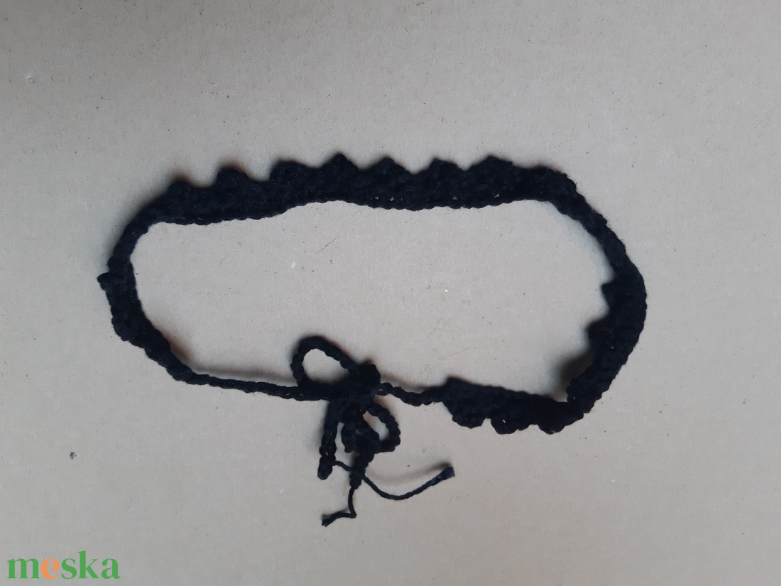 Choker, horgolt nyakpánt - ékszer - nyaklánc - nyakpánt, gallér - Meska.hu