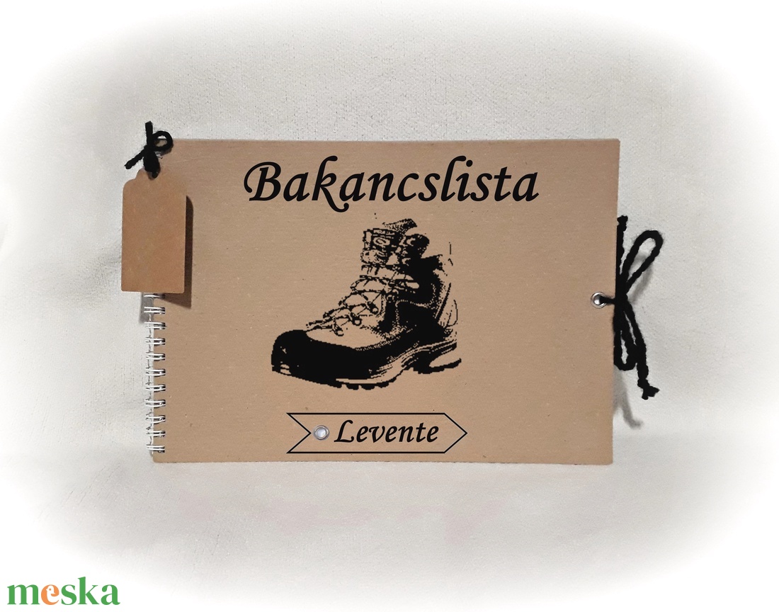 Bakancslista, napló, könyv, jegyzet, rusztikus stílusban- 25x18cm - - Meska.hu Bakancslista, napló, könyv, jegyzet, rusztikus stílusban- 25x18cm - - Meska.hu