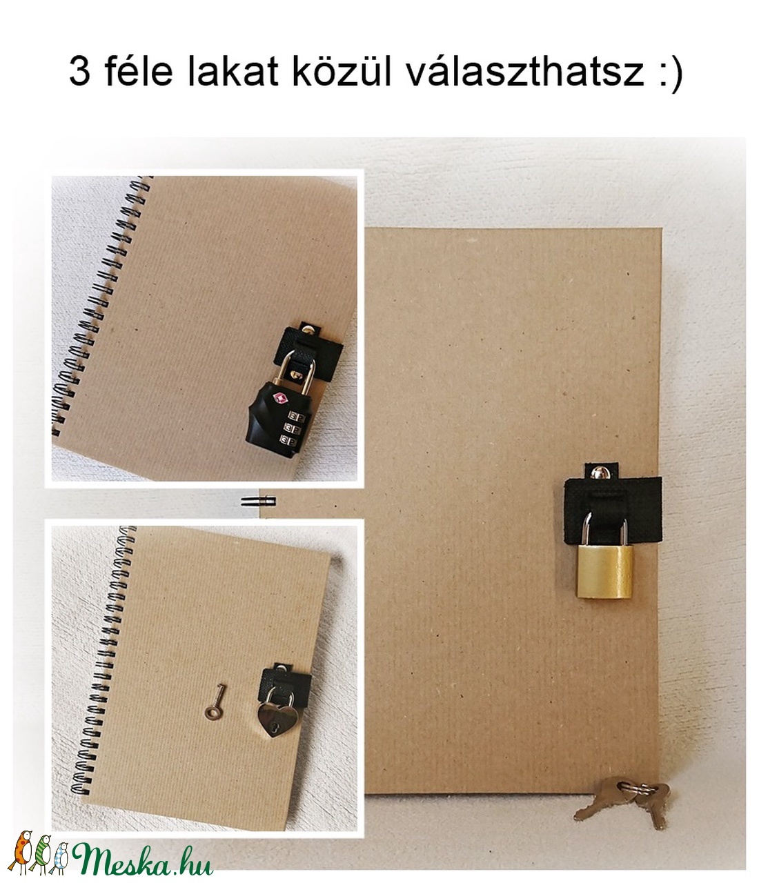 Újratervező, újragondoló napló, Loading mintával , jegyzetfüzet, A5 méret, emlékkönyv - otthon & életmód - papír, írószer - jegyzetfüzet & napló - Meska.hu