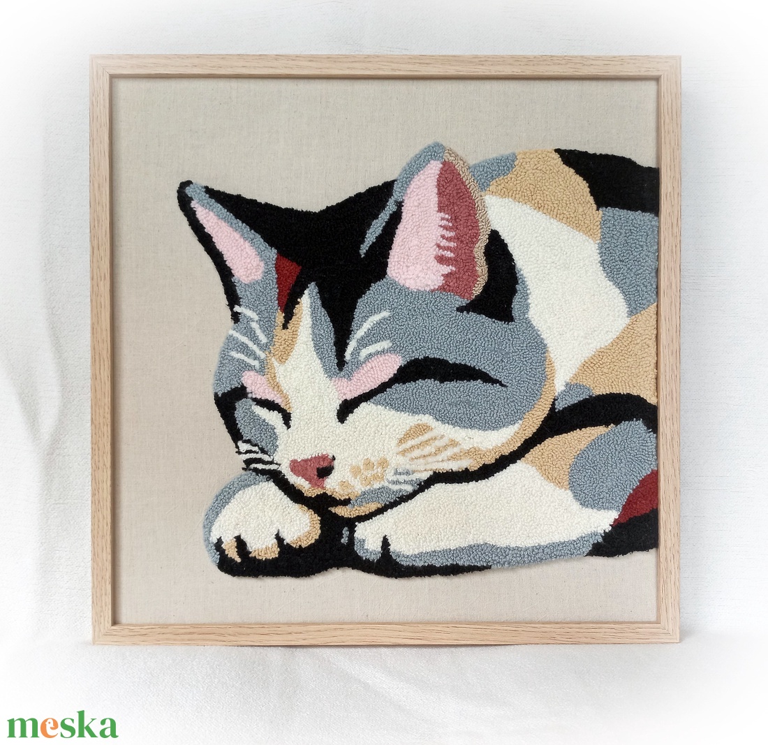 Cicás, modern, minimalista (3d) fonal falikép, nappali, előszoba, hálószoba, 45x45 cm - otthon & életmód - dekoráció - fali és függő dekoráció - falra akasztható dekor - Meska.hu Cicás, modern, minimalista (3d) fonal falikép, nappali, előszoba, hálószoba, 45x45 cm - otthon & életmód - dekoráció - fali és függő dekoráció - falra akasztható dekor - Meska.hu