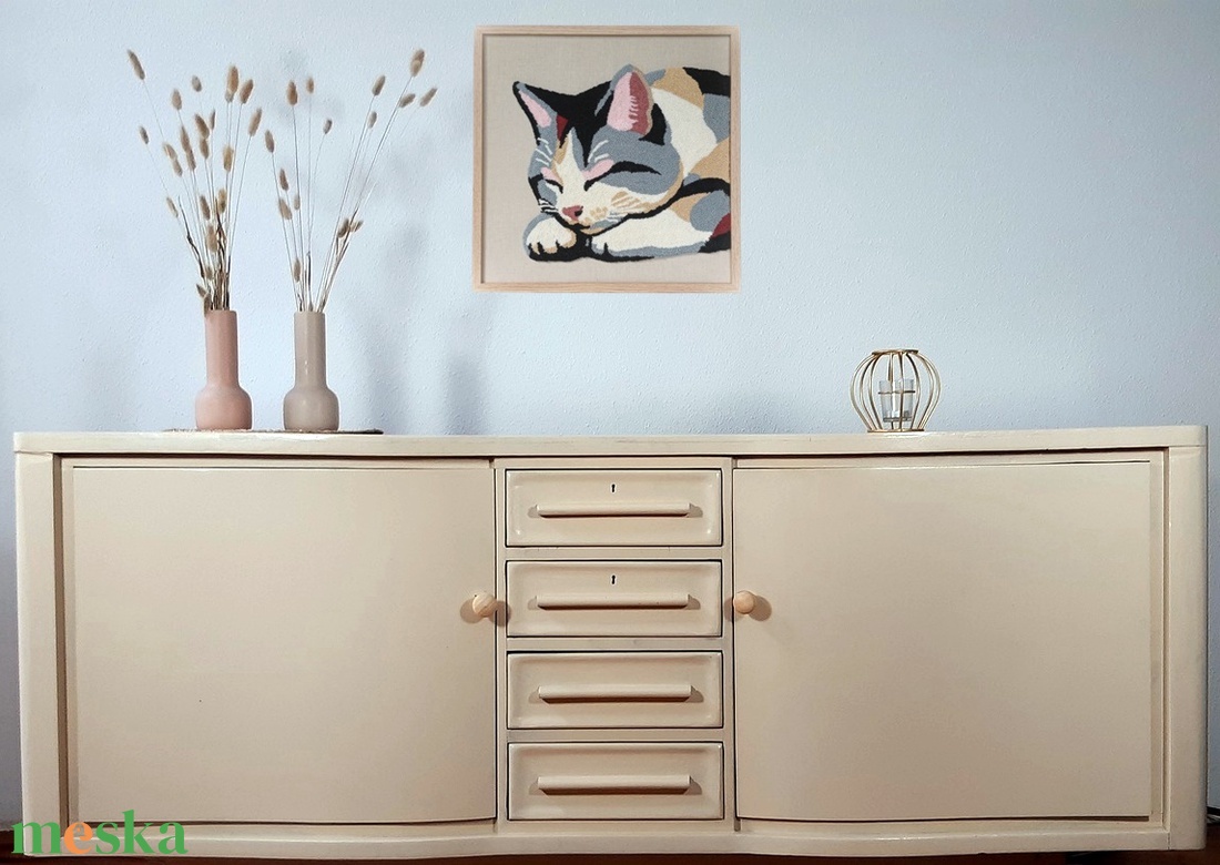 Cicás, modern, minimalista (3d) fonal falikép, nappali, előszoba, hálószoba, 45x45 cm - otthon & életmód - dekoráció - fali és függő dekoráció - falra akasztható dekor - Meska.hu Cicás, modern, minimalista (3d) fonal falikép, nappali, előszoba, hálószoba, 45x45 cm - otthon & életmód - dekoráció - fali és függő dekoráció - falra akasztható dekor - Meska.hu