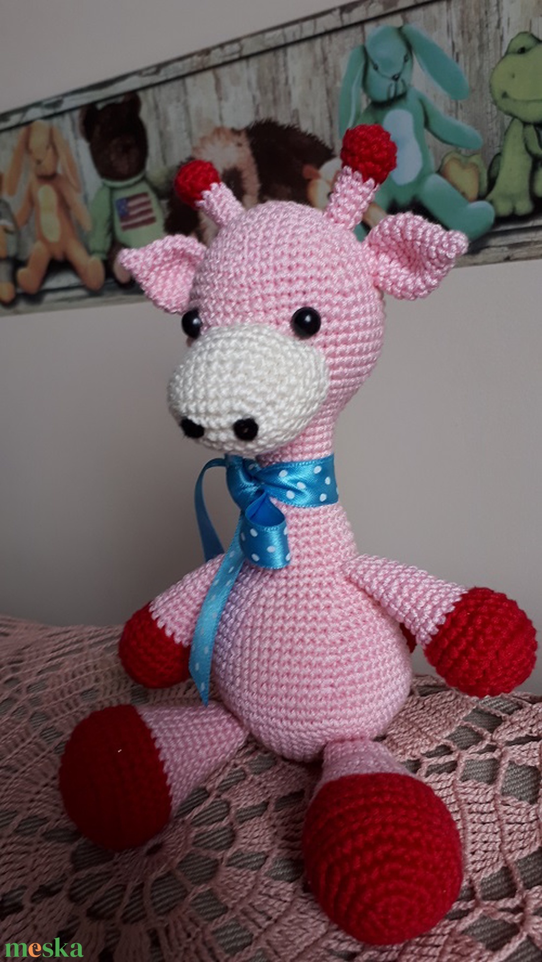 Amigurumi édes zsiráf! - játék & sport - plüssállat & játékfigura - más figura - Meska.hu