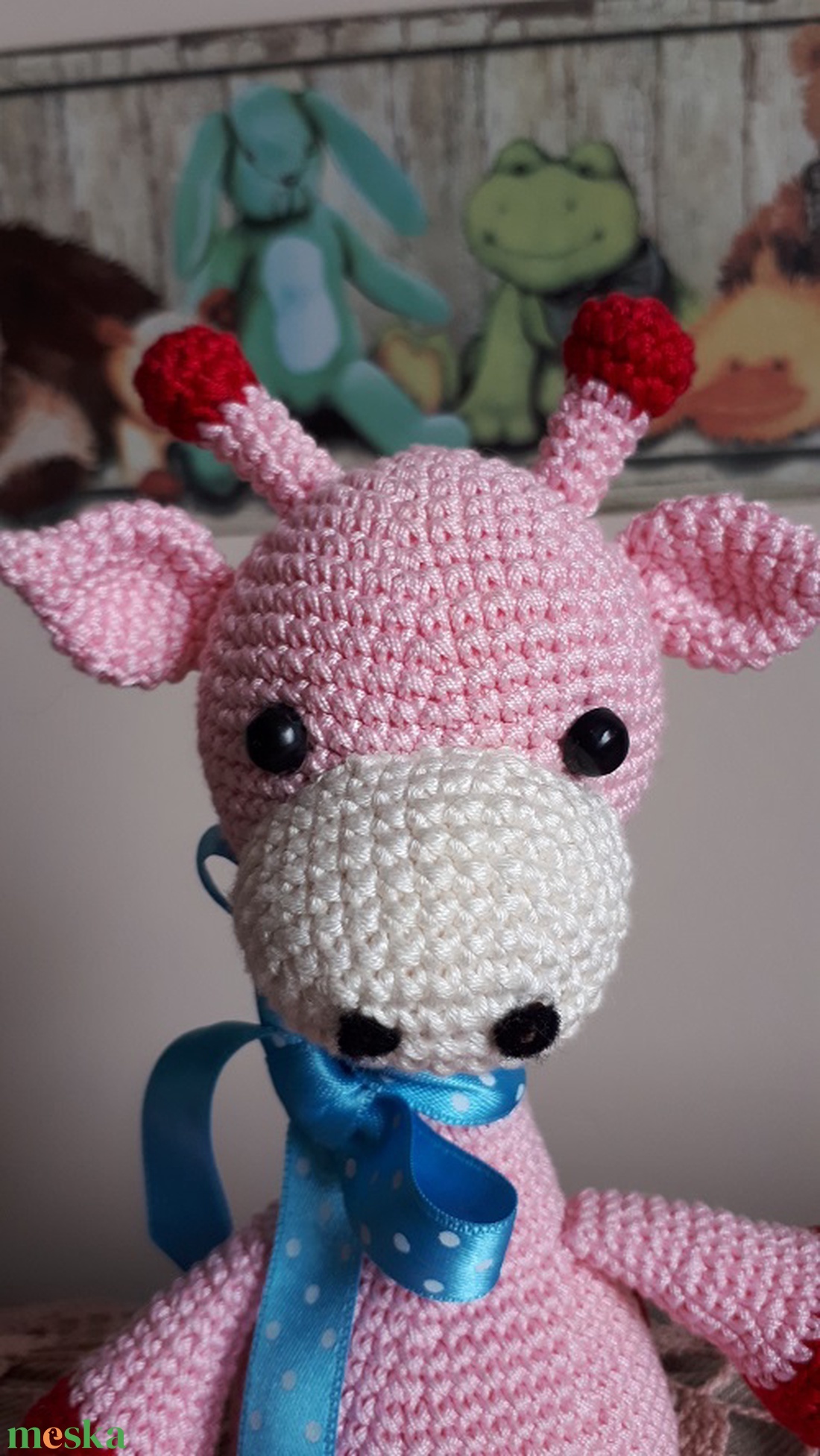 Amigurumi édes zsiráf! - játék & sport - plüssállat & játékfigura - más figura - Meska.hu