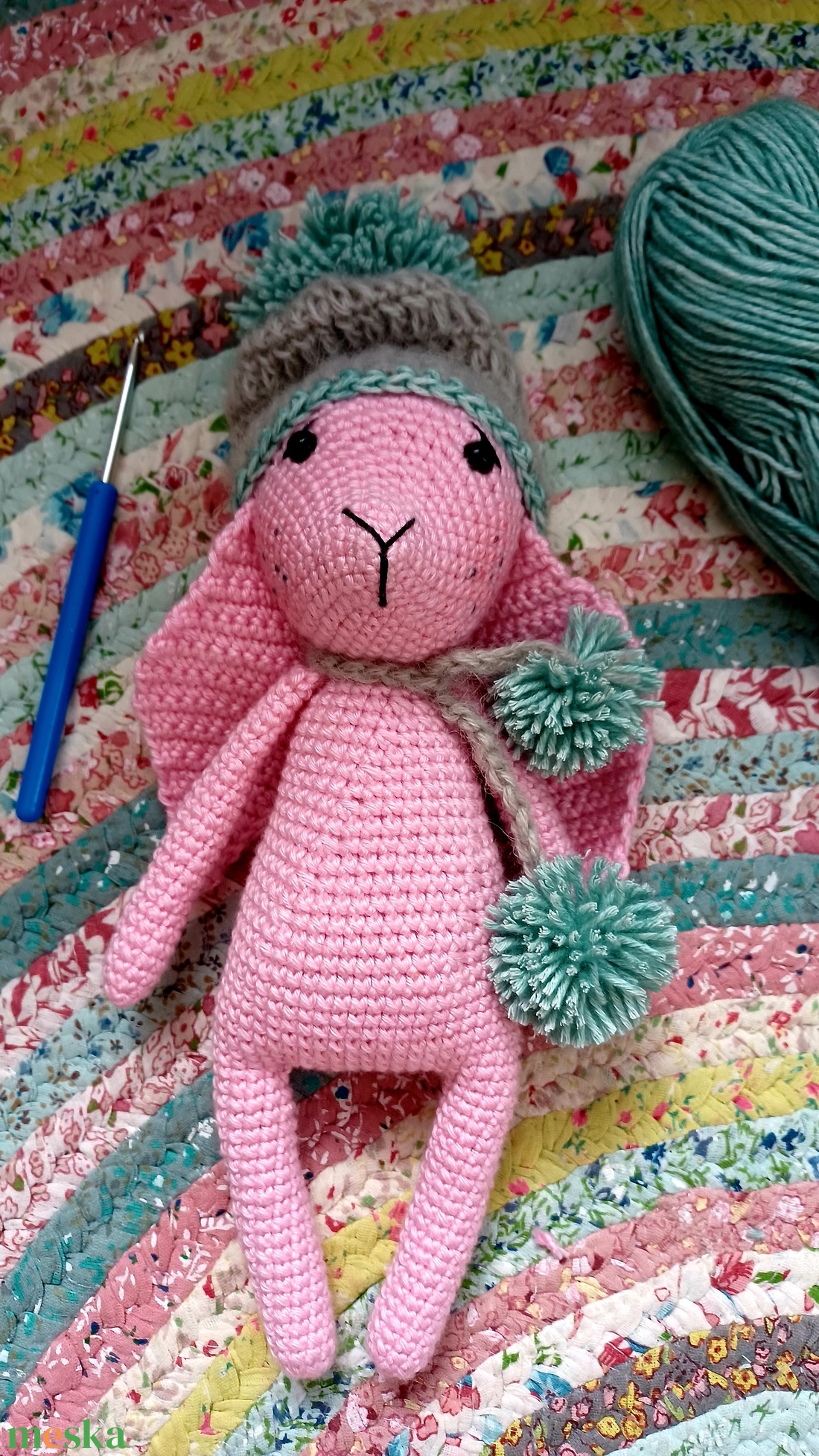 Amigurumi édes nyuszi - játék & sport - plüssállat & játékfigura - nyuszi - Meska.hu Amigurumi édes nyuszi - játék & sport - plüssállat & játékfigura - nyuszi - Meska.hu