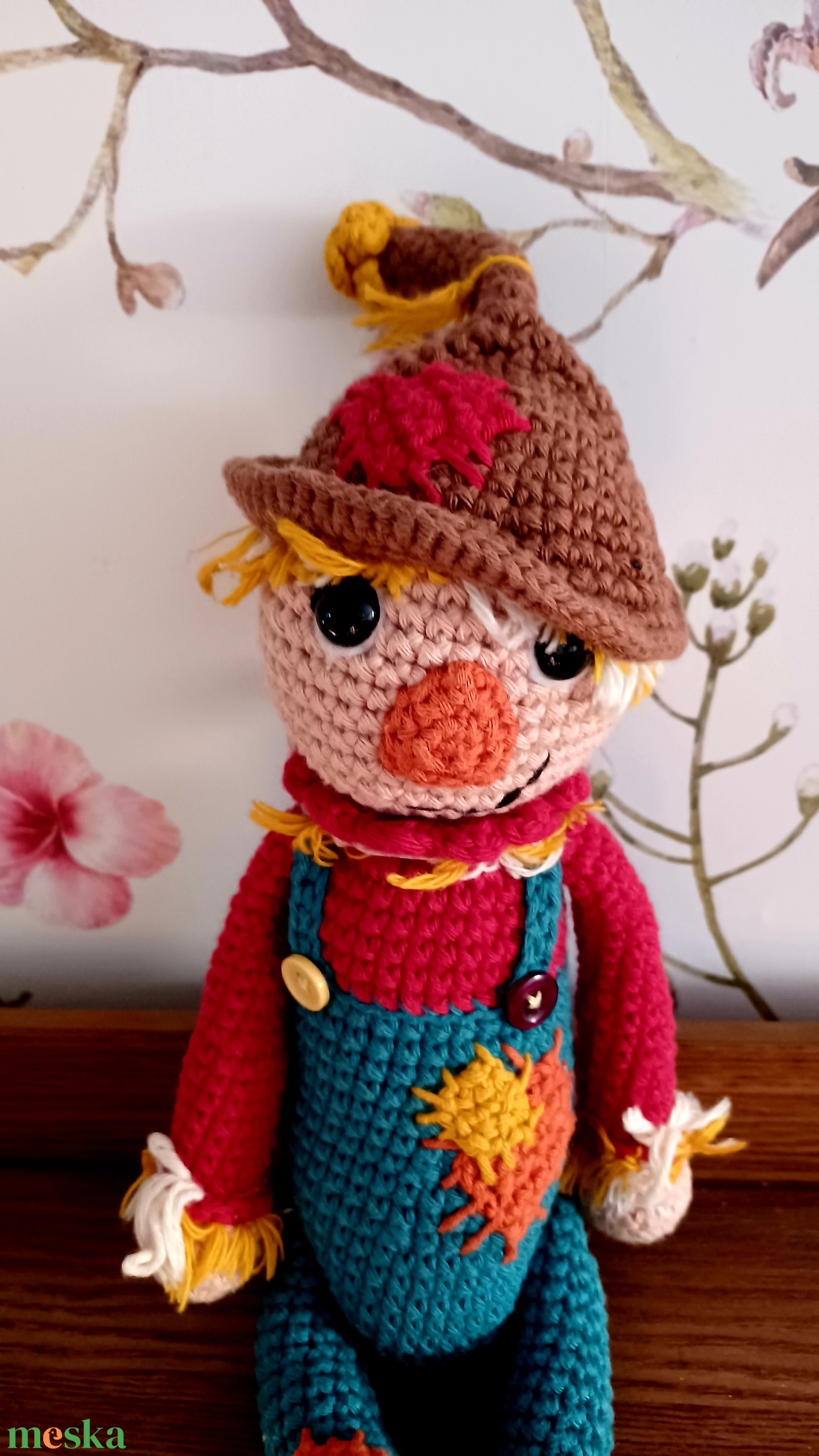 Amigurumi madárijesztő figura - játék & sport - plüssállat & játékfigura - más figura - Meska.hu