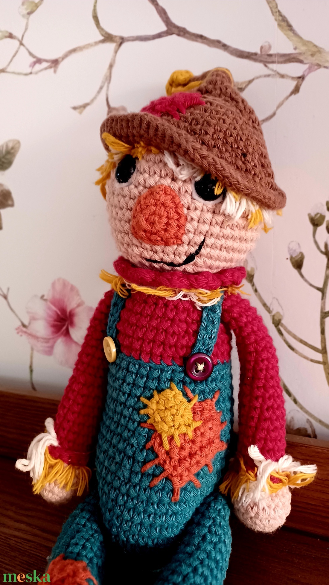 Amigurumi madárijesztő figura - játék & sport - plüssállat & játékfigura - más figura - Meska.hu