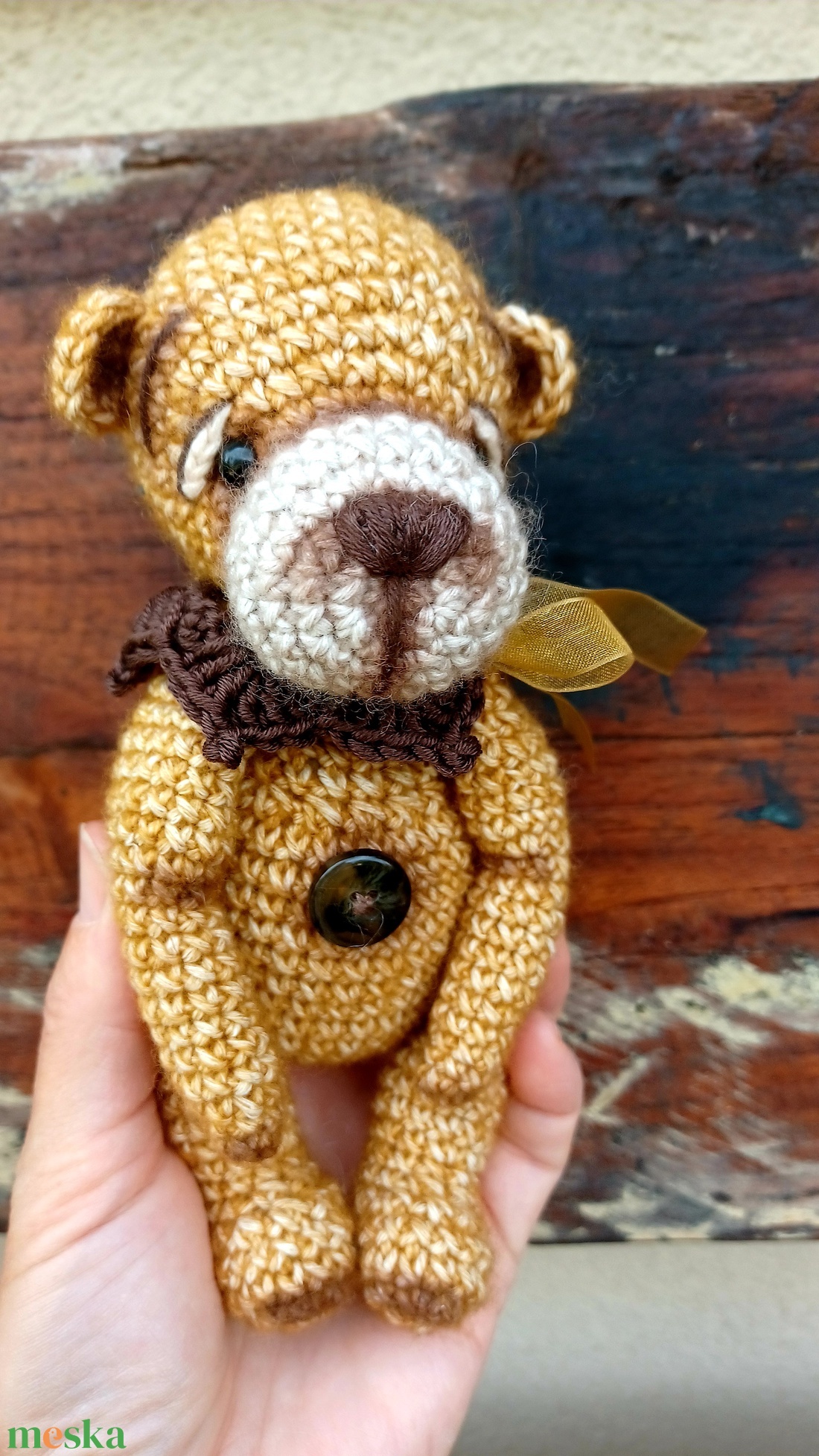 Amigurumi vintage maci - játék & sport - plüssállat & játékfigura - maci - Meska.hu Amigurumi vintage maci - játék & sport - plüssállat & játékfigura - maci - Meska.hu