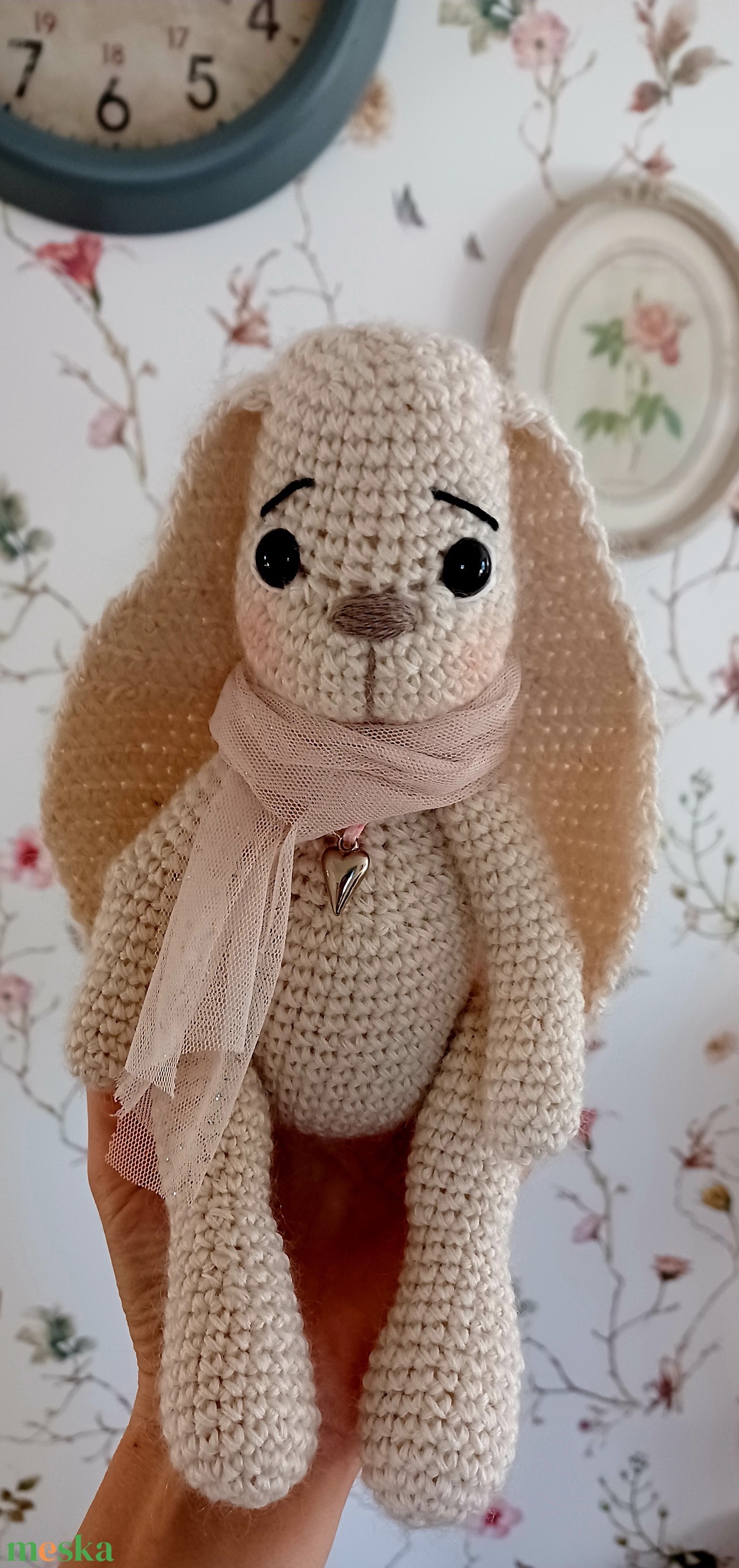 Amigurumi nyuszi figura  - játék & sport - plüssállat & játékfigura - nyuszi - Meska.hu
