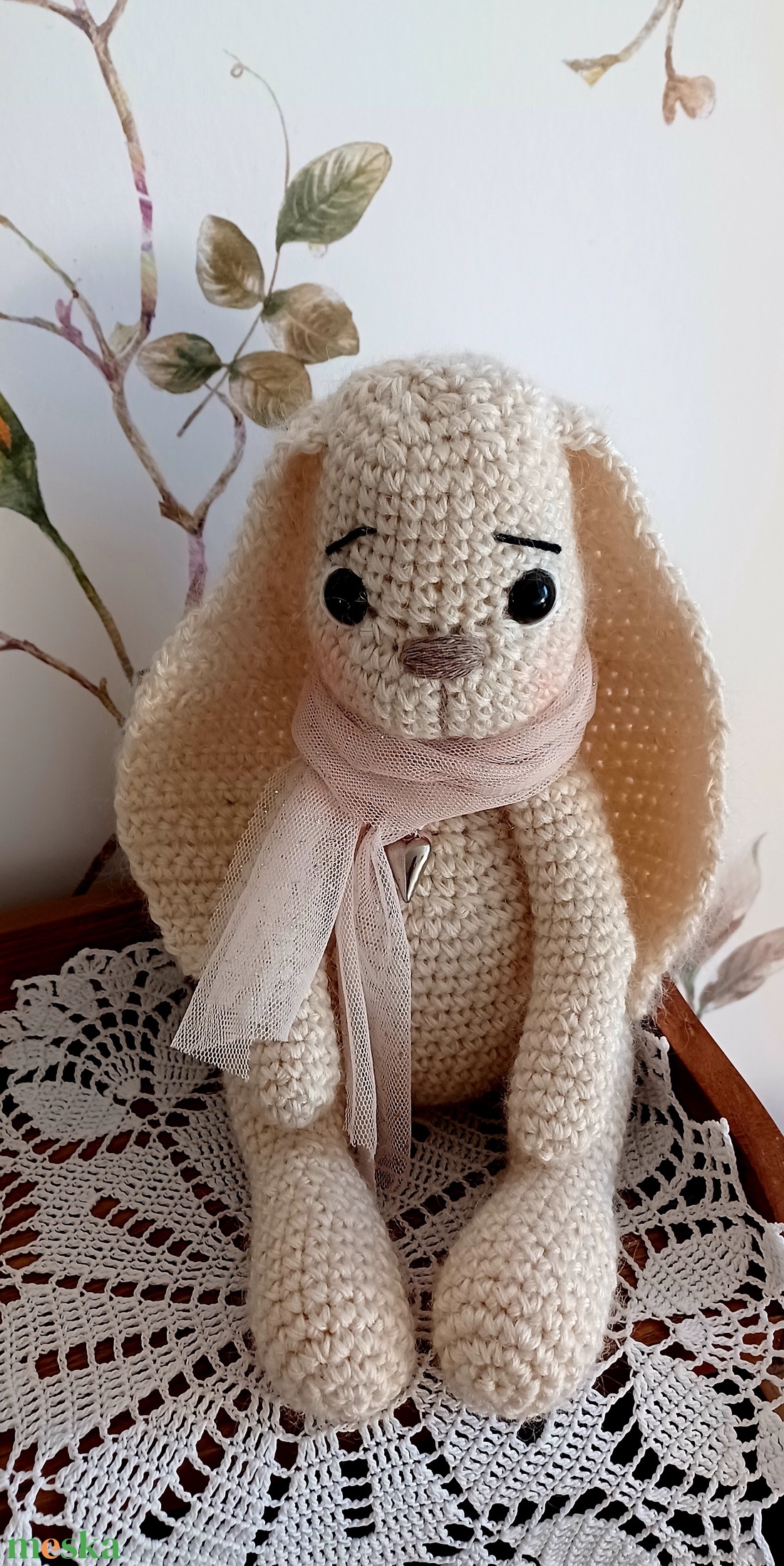 Amigurumi nyuszi figura  - játék & sport - plüssállat & játékfigura - nyuszi - Meska.hu