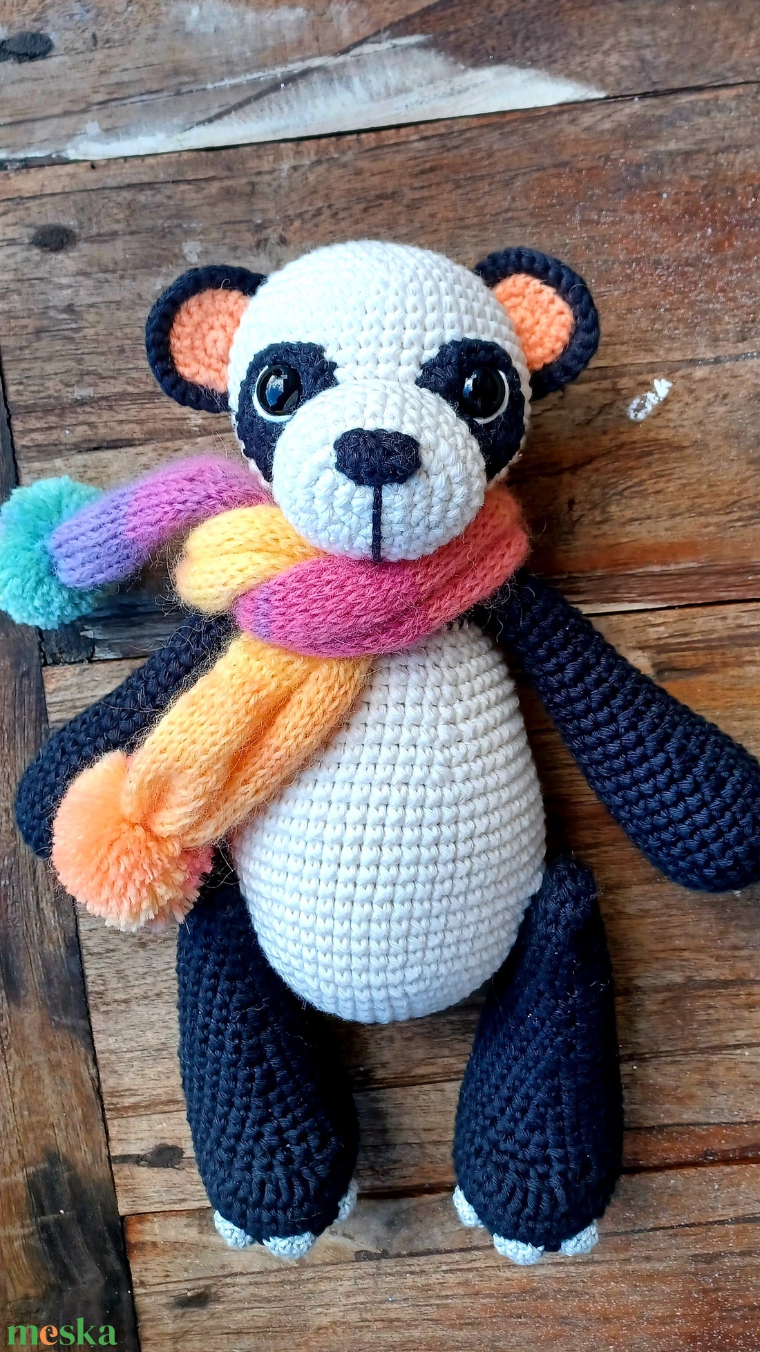 Nagy méretű amigurumi panda maci - játék & sport - plüssállat & játékfigura - más figura - Meska.hu