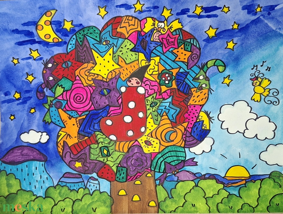 Mese fa nyomat! - művészet - grafika & illusztráció - művészi nyomat - Meska.hu