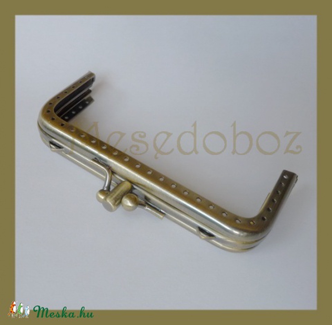 Fém DUPLA pénztárca keret, csatt - kellékek & szerszámok - dekorációs kellékek - egyéb kellékek - Meska.hu