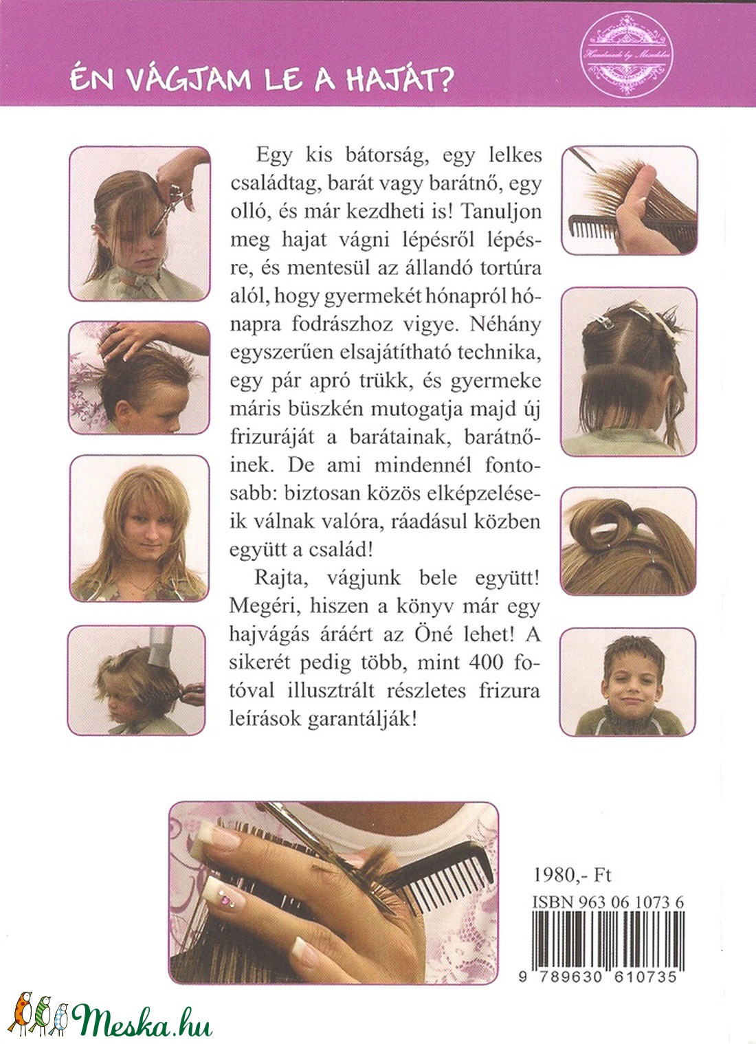 Vágjunk bele! Hajvágás lépésről lépésre -  AKCIÓ -  - Meska.hu
