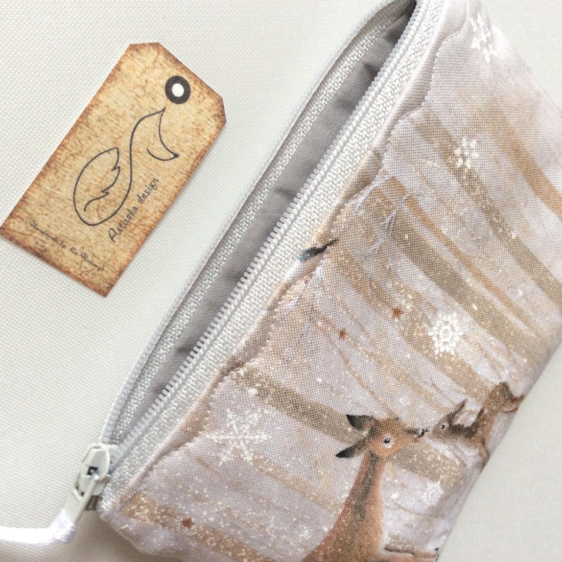 AKCIÓ - Téli erdő Bambival - pénztárca, irattartó -  - Meska.hu