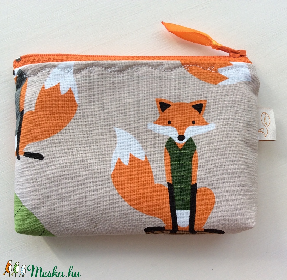 Róka Móka,  irattartó pénztárca - Artiroka design  -  - Meska.hu