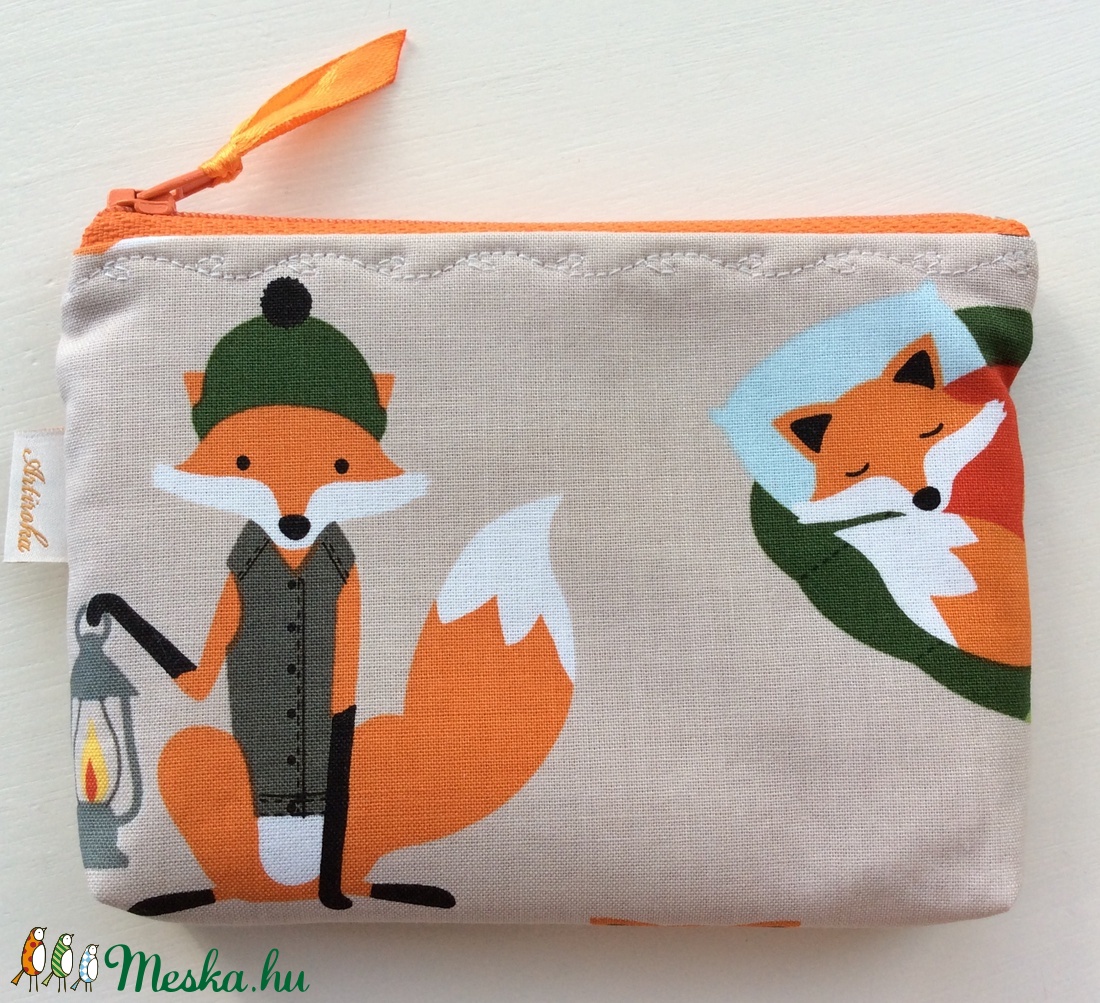 Róka Móka,  irattartó pénztárca - Artiroka design  -  - Meska.hu