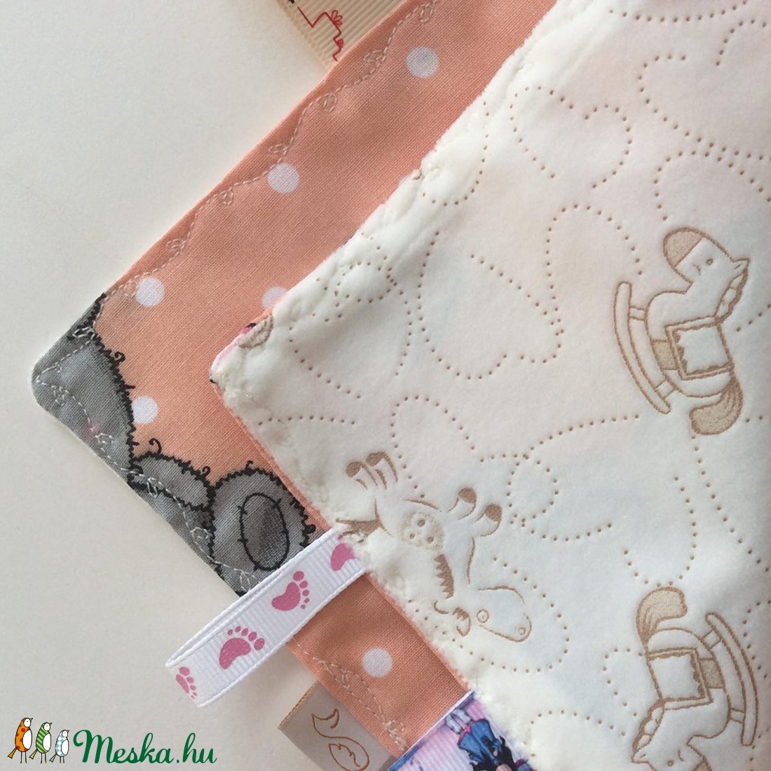 AKCIÓ - Kislány! It�s a Girl! Rongyi, alvókendő, rózsaszín macis leírása -  - Meska.hu