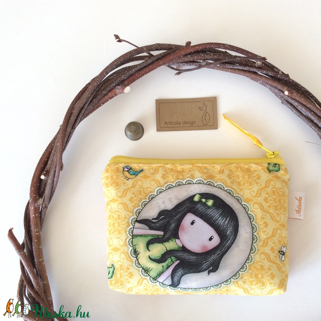 KÉTREKESZES, Gorjuss babás irattartó pénztárca - neszesszer -  - Meska.hu