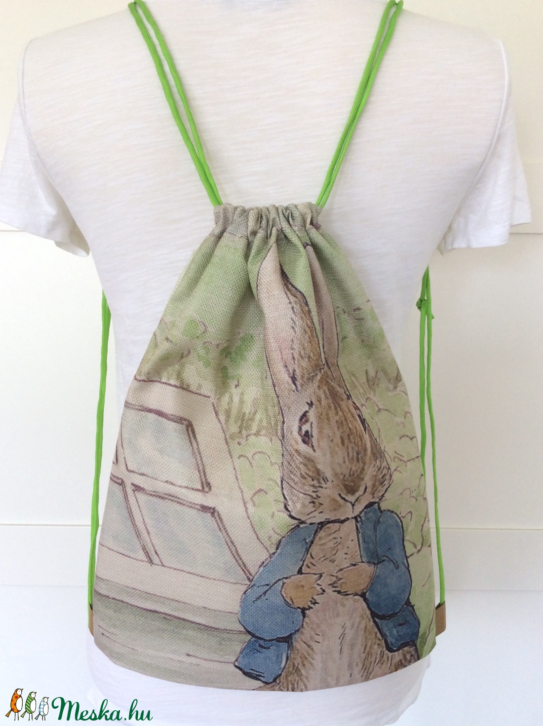 Beatrix Potter, nyuszi mintás gymbag hátizsák, kiránduláshoz, edzéshez - Artiroka design - - Meska.hu Beatrix Potter, nyuszi mintás gymbag hátizsák, kiránduláshoz, edzéshez - Artiroka design - - Meska.hu
