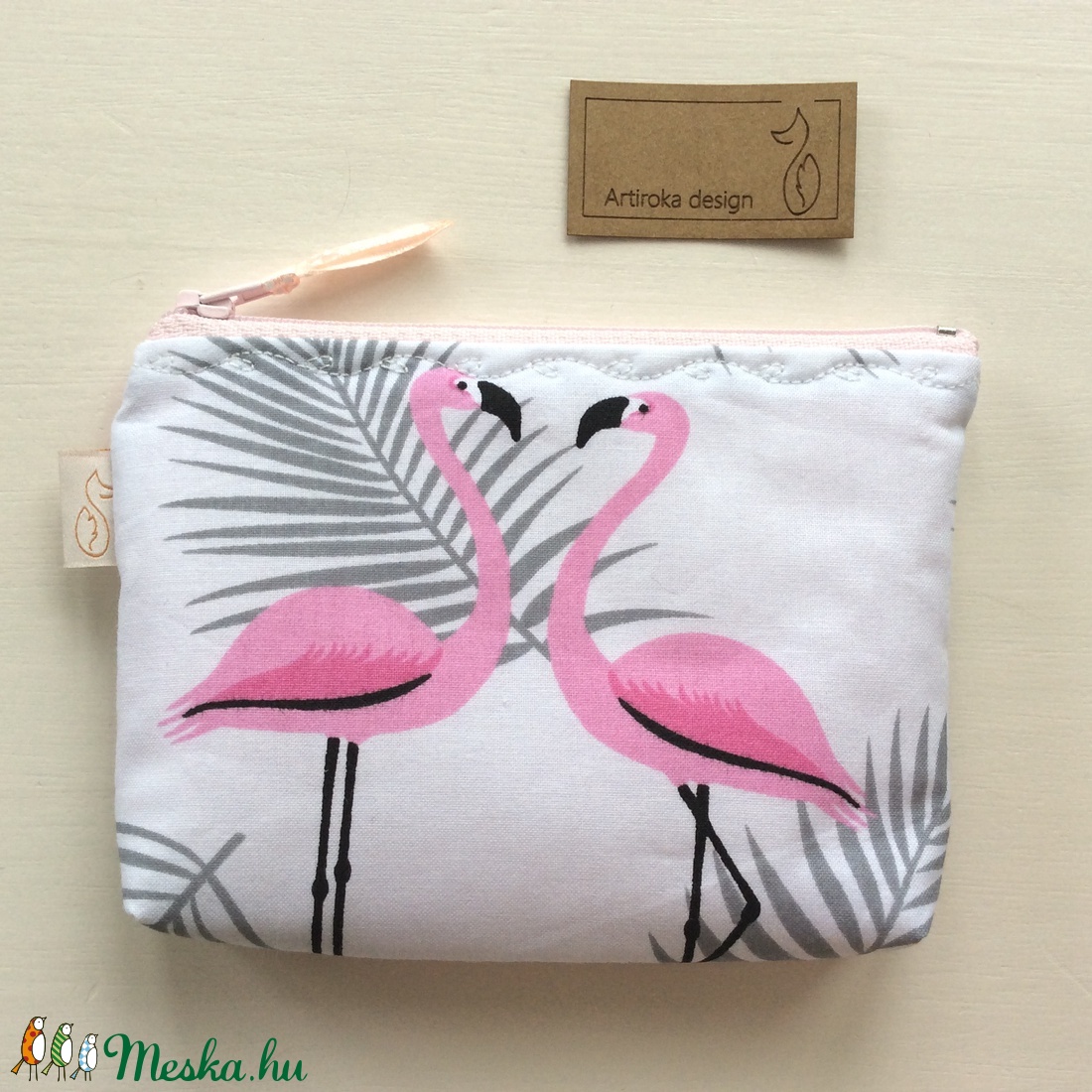 Flamingó mintás irattartó pénztárca - Artiroka design - - Meska.hu Flamingó mintás irattartó pénztárca - Artiroka design - - Meska.hu