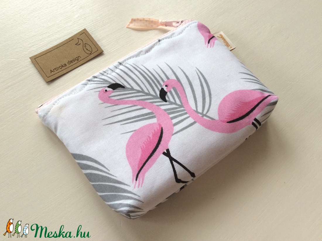 Flamingó mintás irattartó pénztárca - Artiroka design - - Meska.hu Flamingó mintás irattartó pénztárca - Artiroka design - - Meska.hu