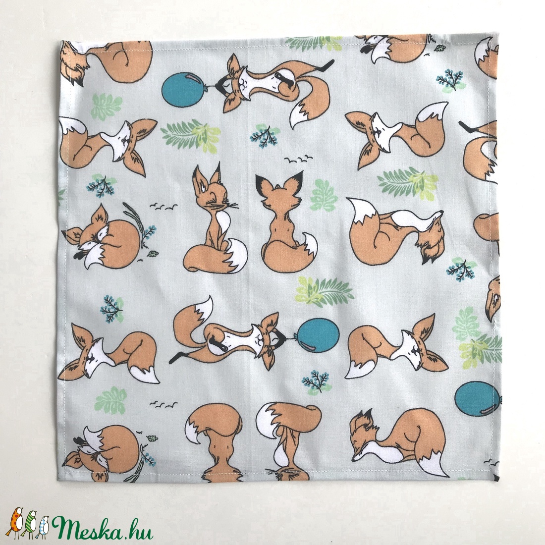 Róka Móka mintás zsebkendő vagy szalvéta szett - Artiroka design - - Meska.hu Róka Móka mintás zsebkendő vagy szalvéta szett - Artiroka design - - Meska.hu