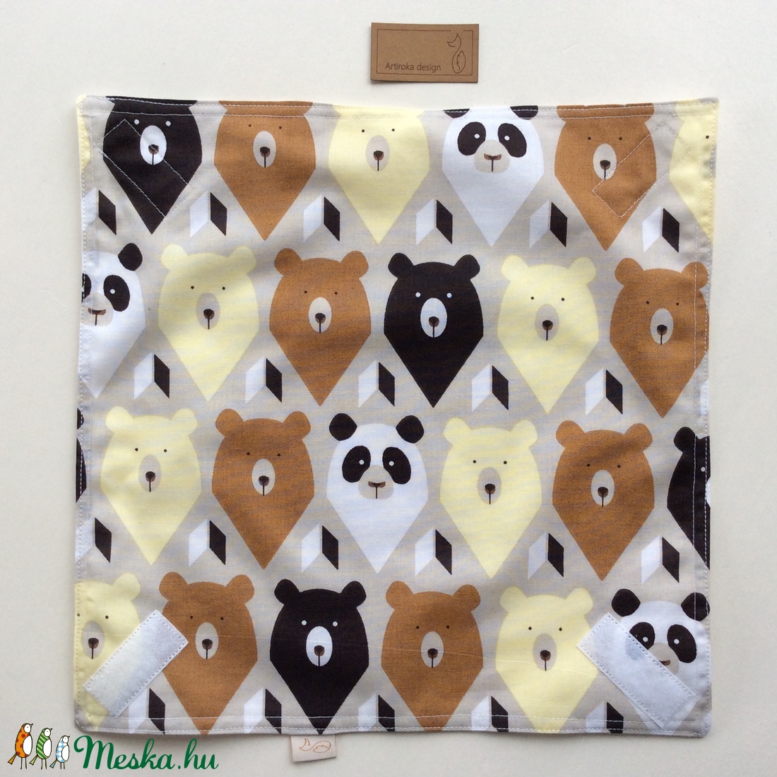 ÖKO szalvéta, szendvics- uzsonna csomagoló, panda és maci mintával, vízhatlan PUL belsővel / NoWaste - Artiroka design - - Meska.hu ÖKO szalvéta, szendvics- uzsonna csomagoló, panda és maci mintával, vízhatlan PUL belsővel / NoWaste - Artiroka design - - Meska.hu