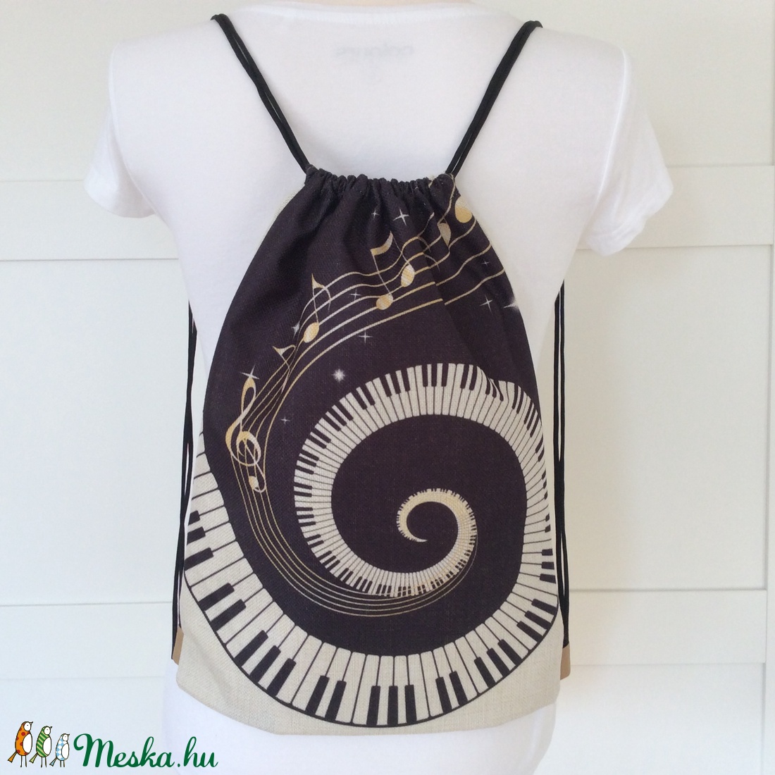 HANGszerelés - egyedi gymbag hátizsák - Fesztivál hátizsák - Artiroka design -  - Meska.hu